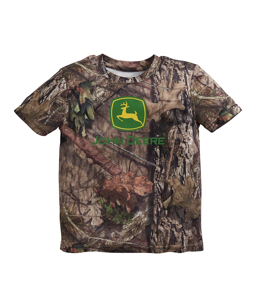John Deere Boys' Tee Shirts Mossy - Mossy Oak Breakup Country Camo Logo Tee | Zulily