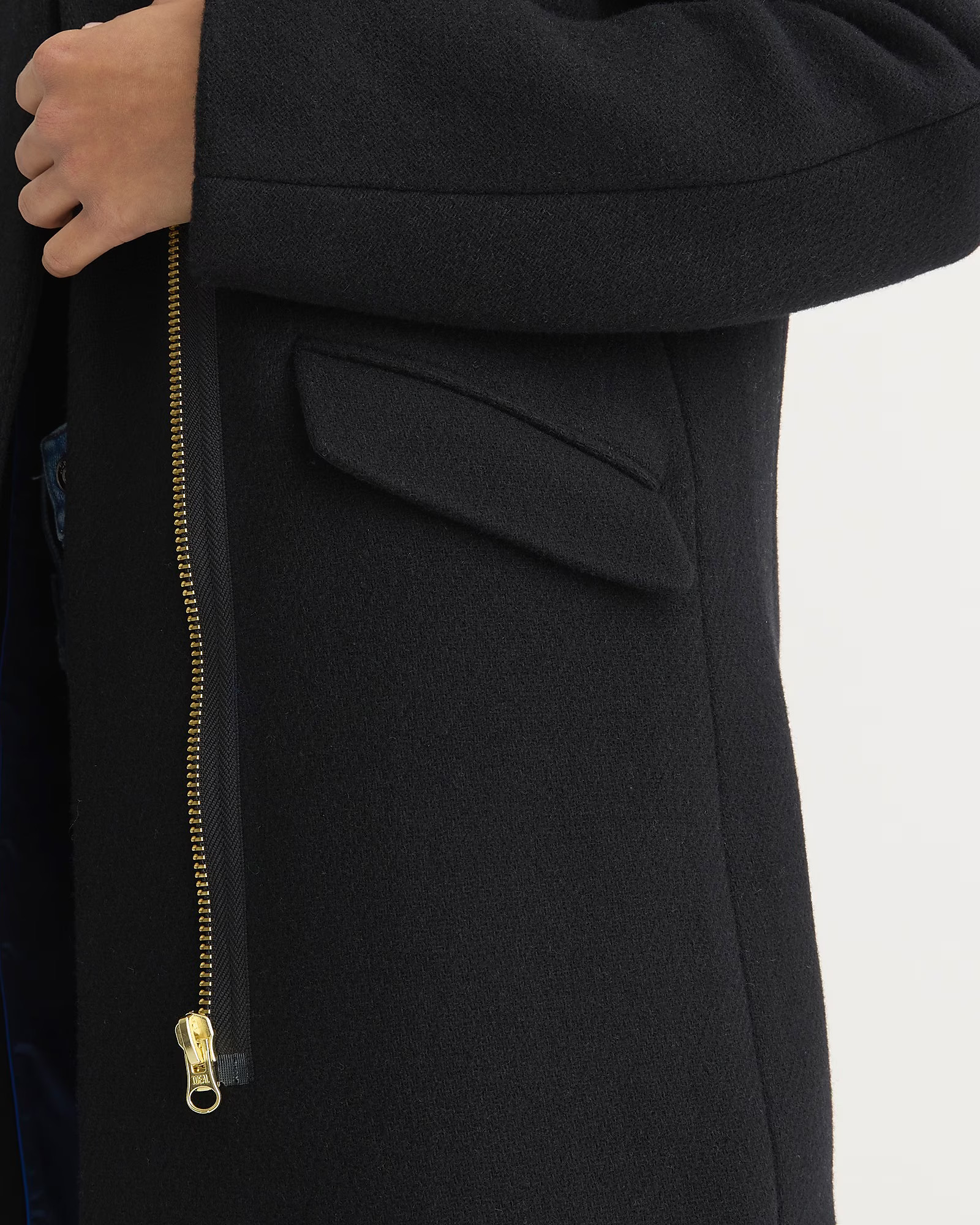 Cocoon coat in Italian stadium-cloth wool blend | J. Crew US