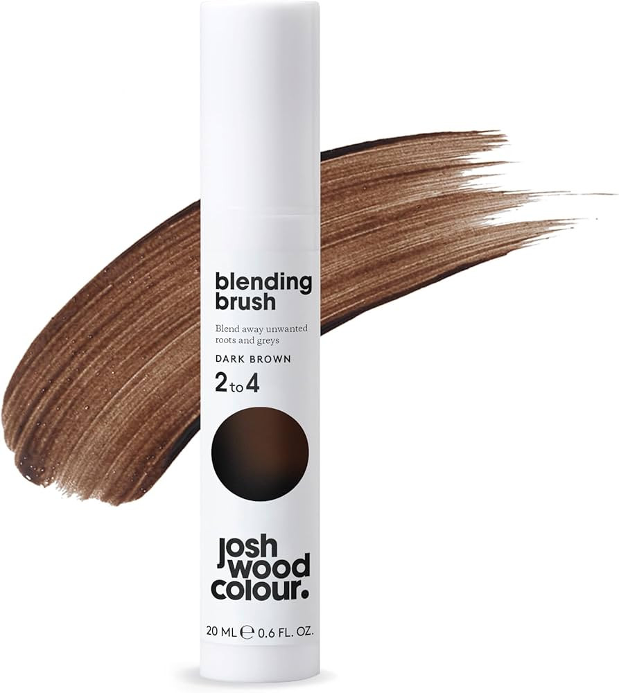 Josh Wood Blending Brush (Dark Brown) - Grey Root Touch Up to Cover Regrowth in between Colouring... | Amazon (UK)