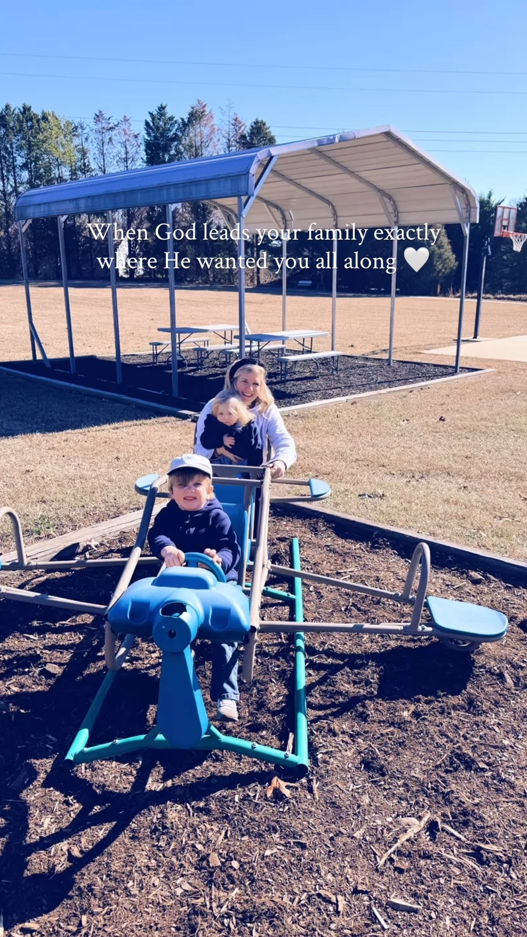 My heart is overflowing y’all 🥰😭 - can’t believe we get to raise our babies here, @wesmabry 🥹🤱🐴🌾🚲☀️🚜💭🌳⛰️✨ #feelslikehome #dreamcometrue 

Our sweet new neighbor told us about this precious track 🚲 and playground 🛝 right near our farm 🐴🌾 and we went out and had the best time today walking 🌱, enjoying the views ⛰️, play play playing ✈️, and saying hi to our sweet mule 🐴 and donkey 🫏 friends, too!!! 🤍 I couldn’t have dreamed up a more beautiful place if I tried - God is in the details y’all! Can’t wait for all the memories we will make out here!!! 🥹☀️🫶🏽 Feels like a country dream!!! 💭 #ourstorygodsglory 

Truly just in a season of LIVING the result of years upon years of answered prayers 🥹🙏🏽 (& steps of obedience in our journey! 💒🏞️) 🛻 - I just truly can’t believe a place like this exists and that *this* is what the Lord had planned for our family all along!! Glory be His name!!! 🙌🏽 He is so faithful and I’ll never stop praising Him for all HE has done!!!! 🫶🏽 #finallyhome #plantingourroots