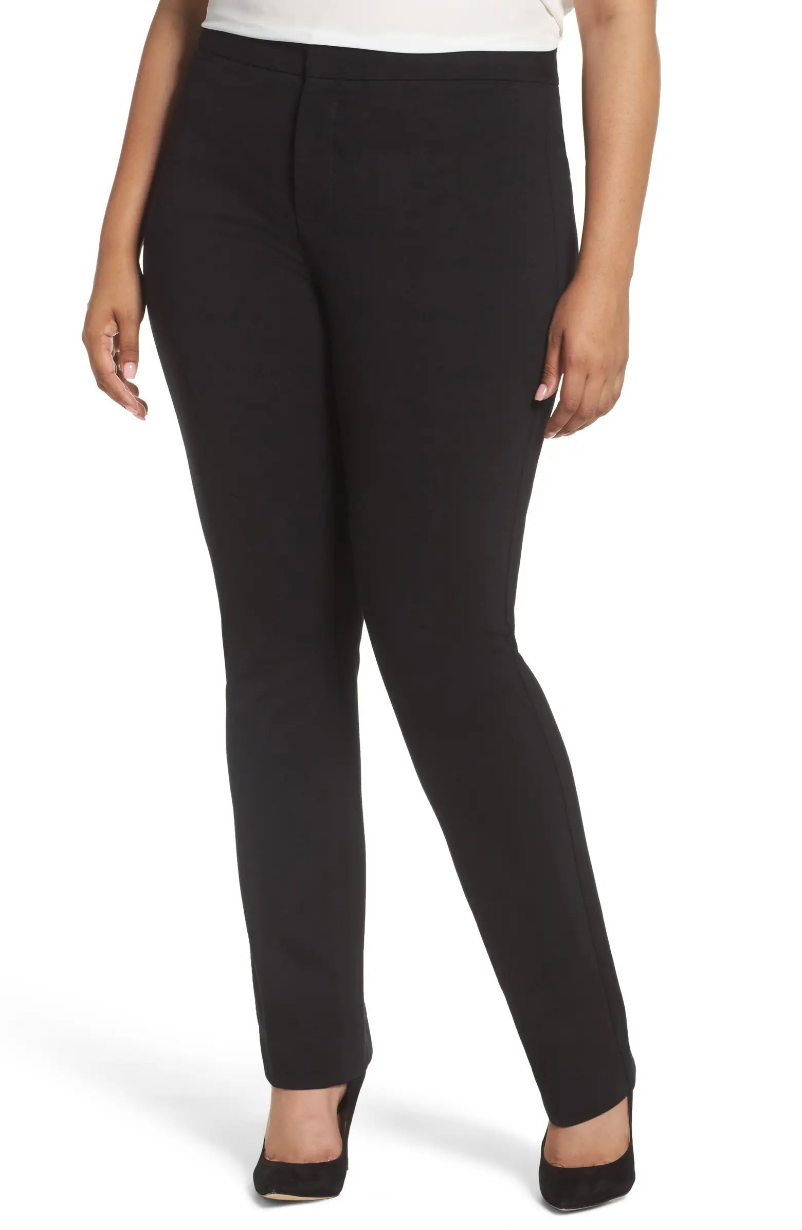 Stretch Knit Straight Leg Pants | Nordstrom