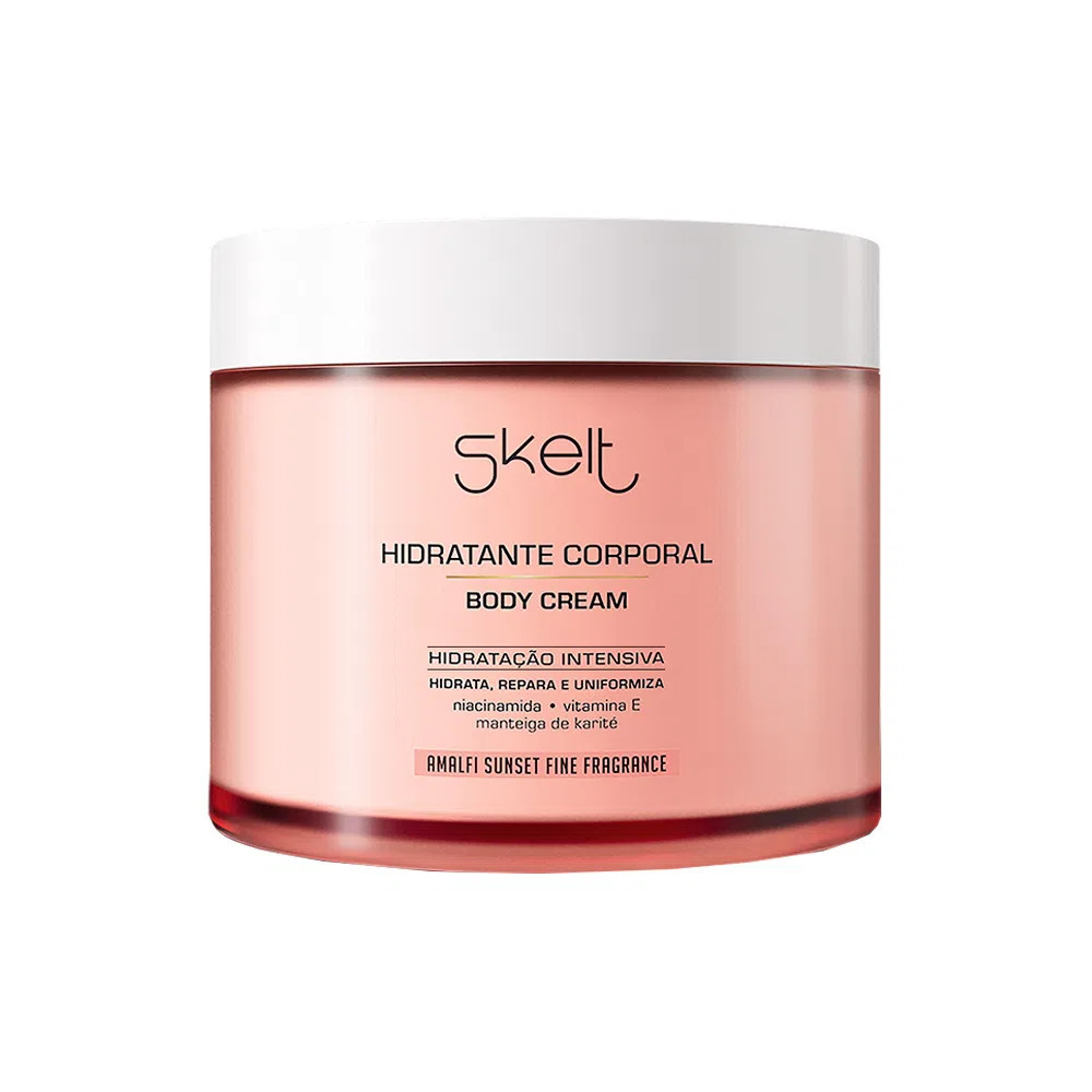 Creme Hidratante Corporal Skelt Niacinamida Skelt Skin & Body Care Amalfi Sunset 200 g | Amobeleza (BR)