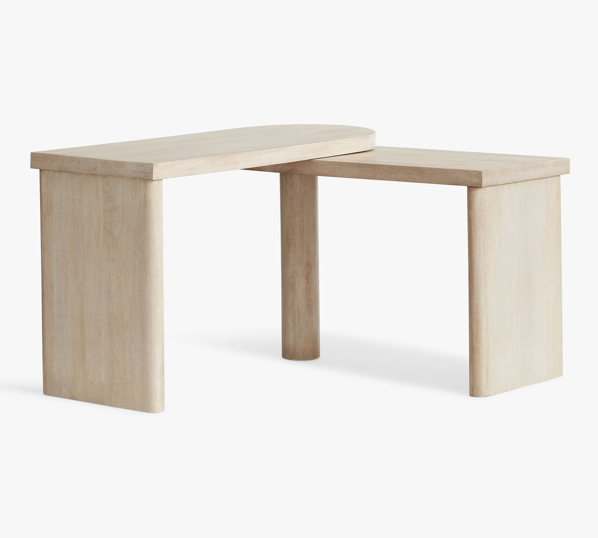 Cayman L-Shape Rotating Desk (50") | Pottery Barn (US)