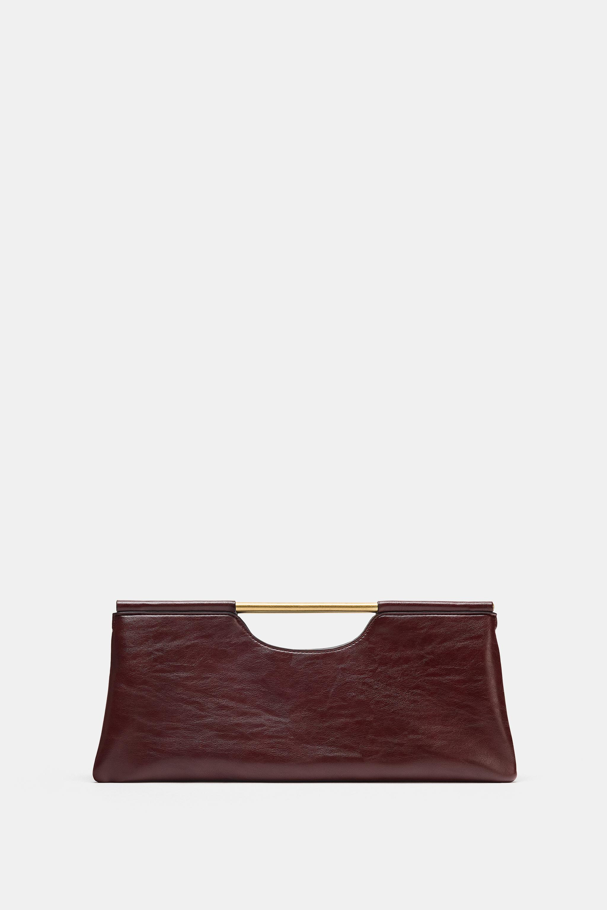 METALLIC HANDLE BAG | Zara Canada