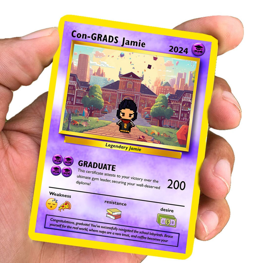 Poke Personalized Graduation Gift - Kindergarten Graduation - High School Graduation Gift - Custo... | Etsy (US)