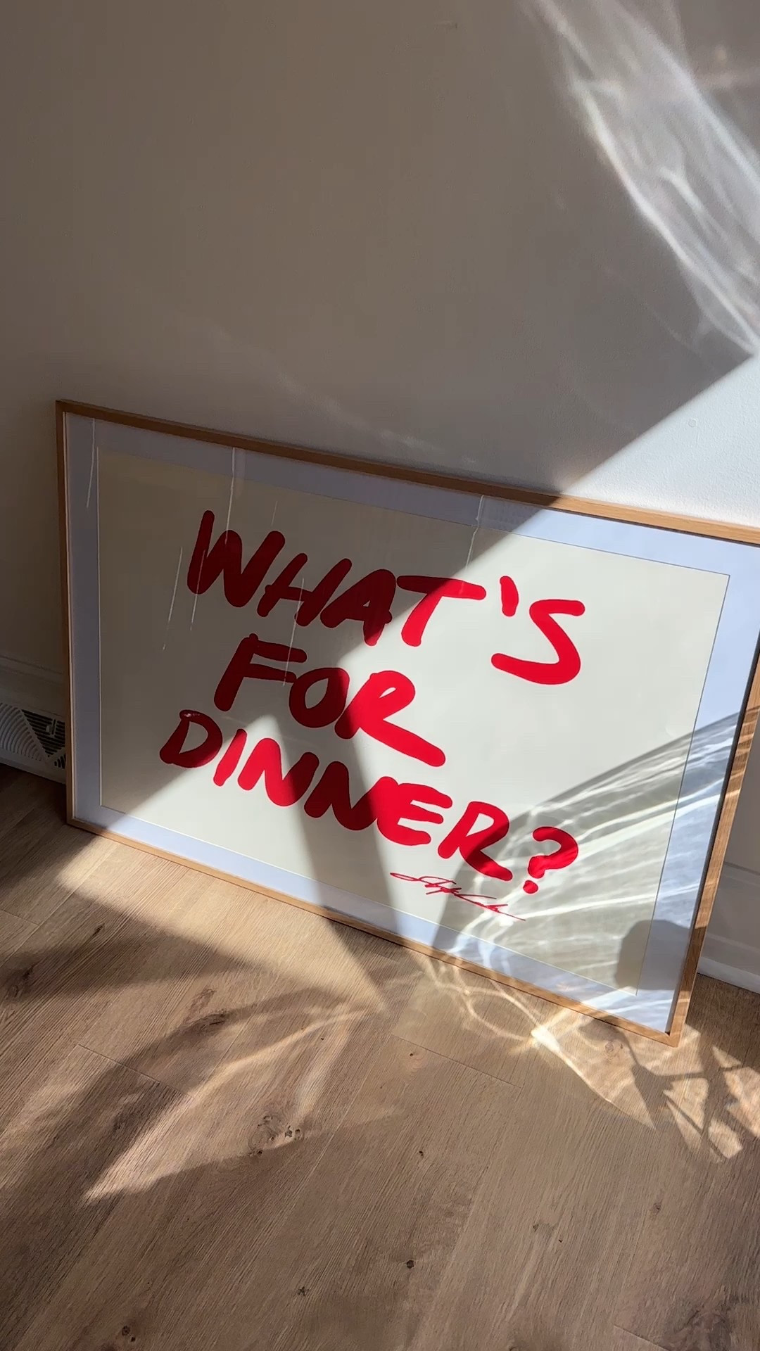 whats for dinner red artwork print, home decor, etsy home, artwork 

 #LTKHome