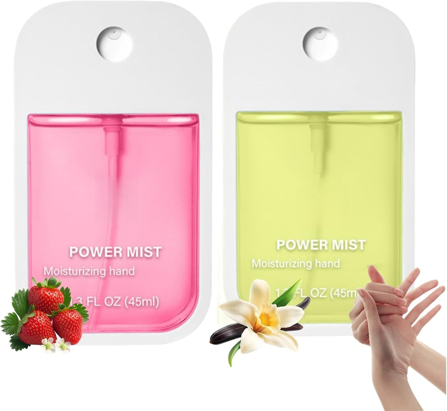 2PCS Mist Hydrating Hand Sanitize/r Spray for Adults,Hand Sani/tiser spray,Ha/nd S/anitiser Mini,spra/y han/d saniti/ser,Travel H/and Saniti/ser Spra/y,Small Han/d Sa/nitiser(Strawberries and vanilla) | Amazon (UK)
