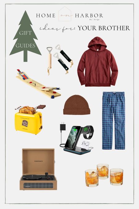 Gift ideas for the guys: what to buy your brother. 

#LTKmens #LTKHoliday