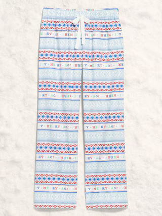 Mid-Rise Printed Flannel Pajama Pants for Women | Old Navy (US)
