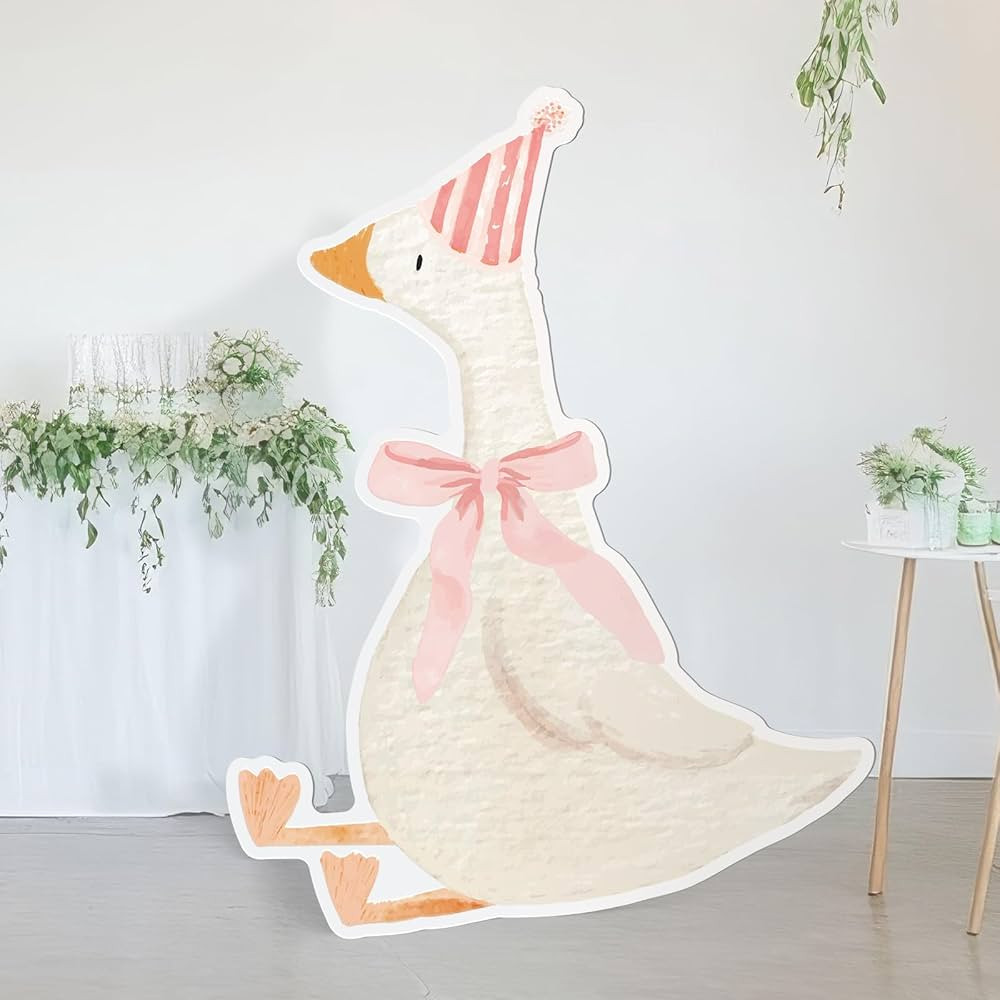 One Silly Goose Party Decorations Backdrop Silly Goose Birthday Party Background Decorations for ... | Amazon (US)