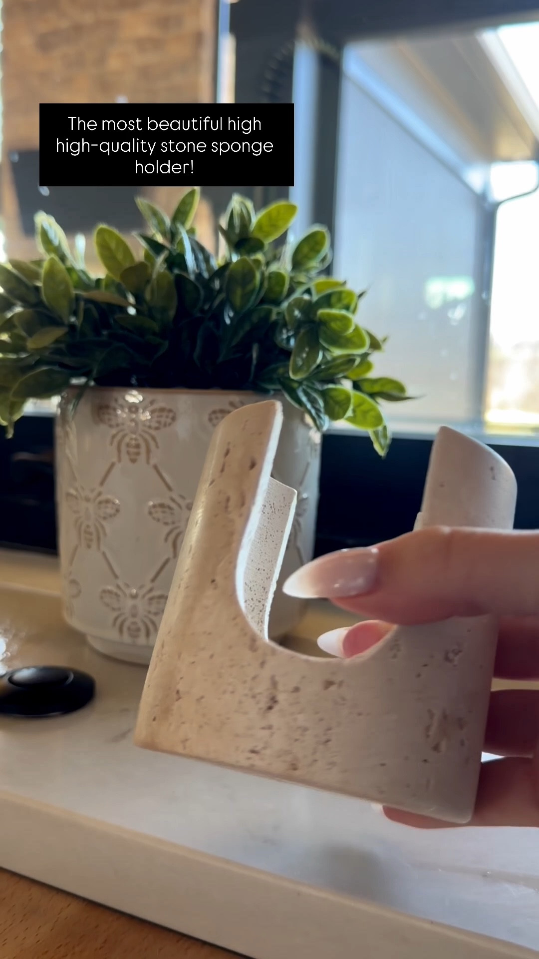 This beautiful stone sponge holder was the perfect way to elevate my kitchen sink! 

#LTKHome