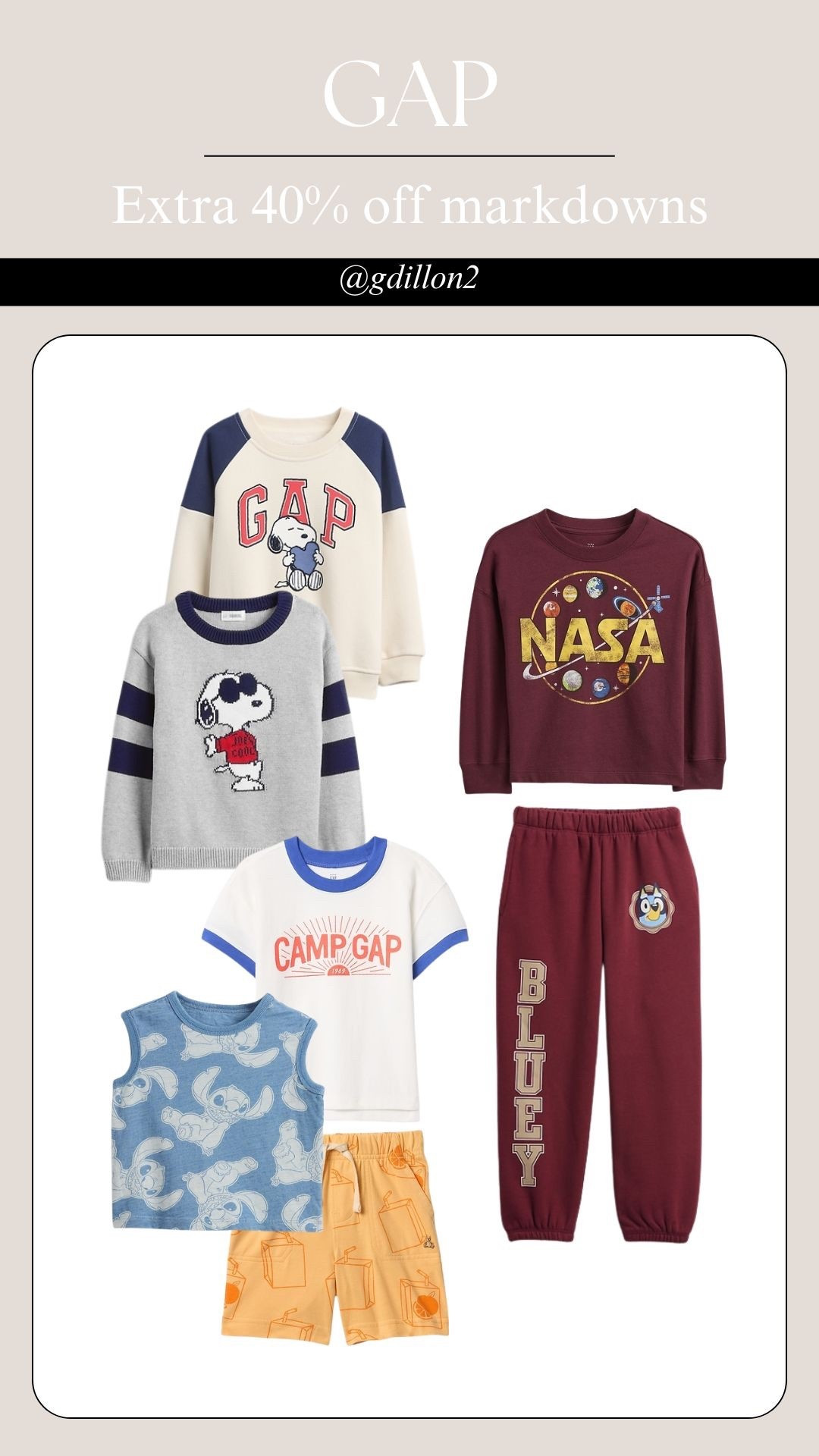 Sale Spotlight: Extra 40-60% off markdowns!

#LTKootd #LTKKids #LTKSaleAlert