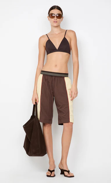 JERRI LONG SHORT - CHOC/BUTTER CREAM | Bec & Bridge (Global)