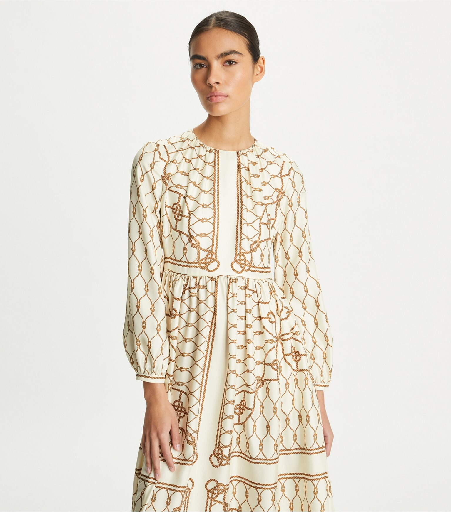 SILK PRINTED DRESS | Tory Burch (US)