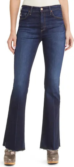 AG Farrah Raw Hem High Waist Bootcut Jeans | Nordstrom | Nordstrom