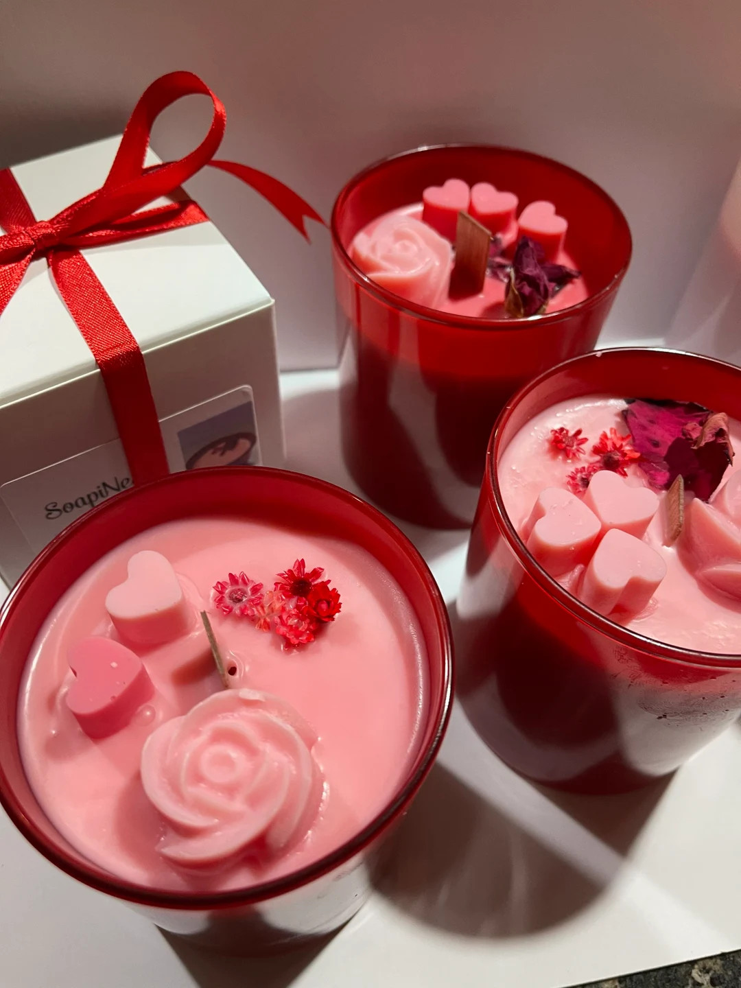 Valentines Hearts & Roses Handmade Luxurious 30cl Soy Wax Candle - Etsy UK | Etsy (UK)
