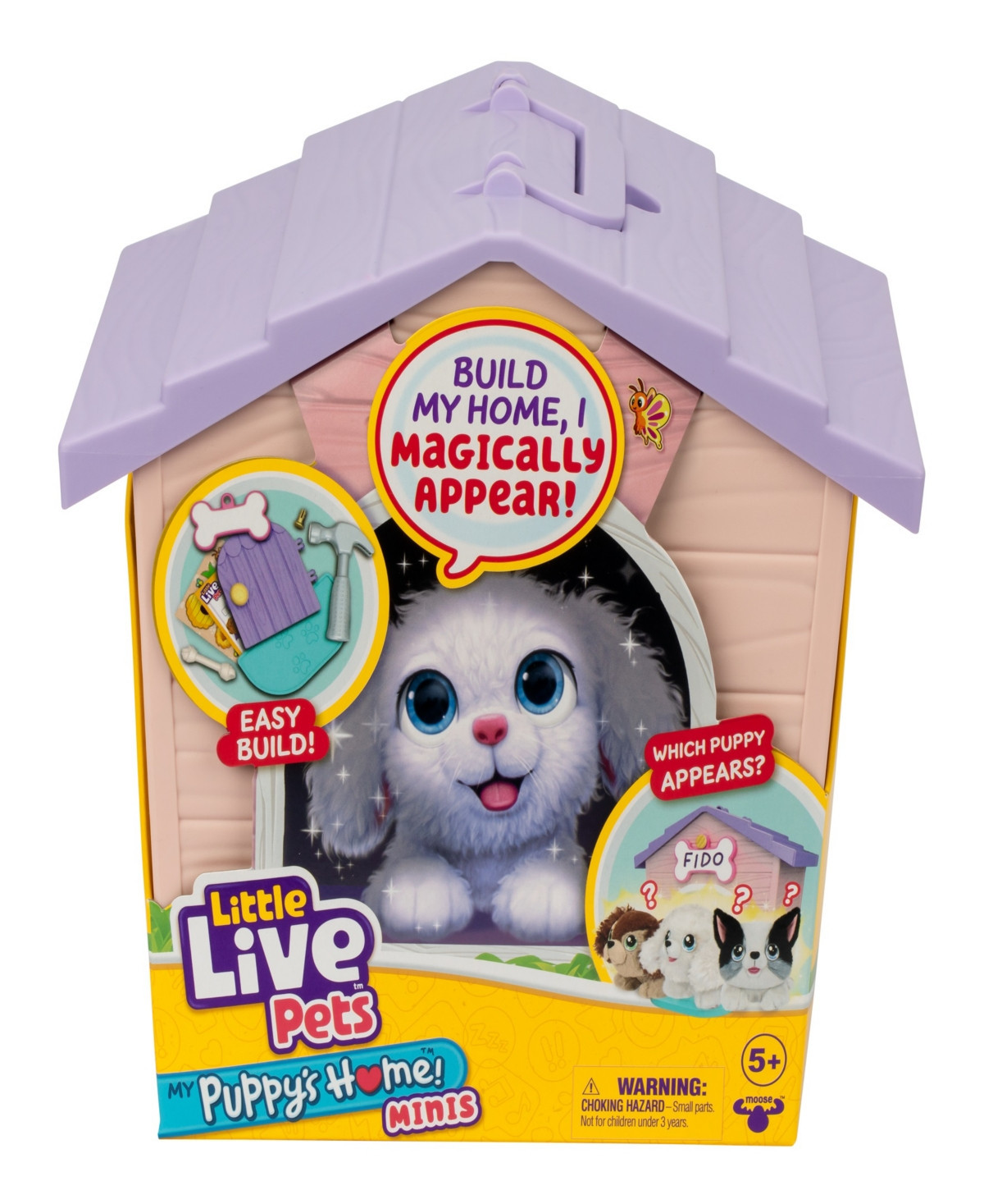 Little Live Pets My Puppy's Home Mini Playset - Pink | Macy's