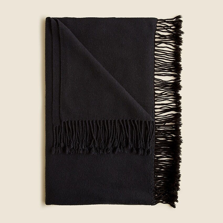 J.Crew Home solid cashmere throw | J.Crew US