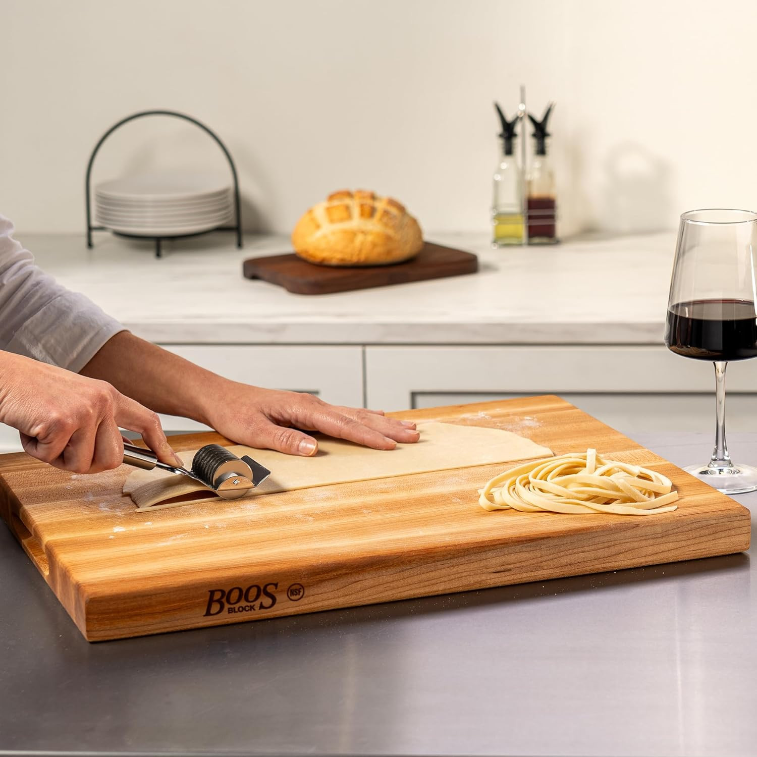 John Boos R-Board Series Rectangular Wooden Maple Cutting Board 20”x15” – 1.5” Thick, 12-... | Amazon (US)