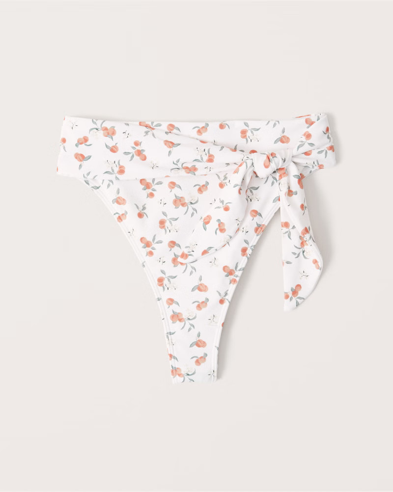 Women's High-Waist Cheeky Bikini Bottom | Women's Swimwear | Abercrombie.com | Abercrombie & Fitch (US)