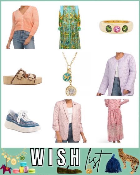 Wish list - foundrae necklace, Marlo laz ring, Marc fisher sandals, wedge sneakers, Sandro coat, floral blazer, maje cardigan 





#LTKSeasonal #LTKFindsUnder100 #LTKStyleTip