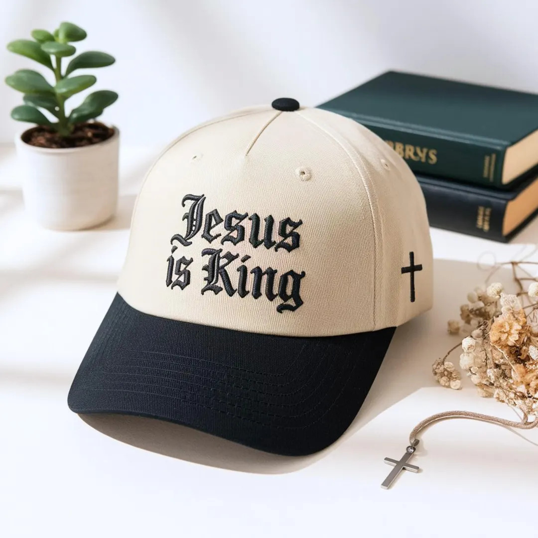 Jesus is King Embroidered Trucker Cap, Christian Embroidery Hat, Faith Apparel - Etsy | Etsy (US)