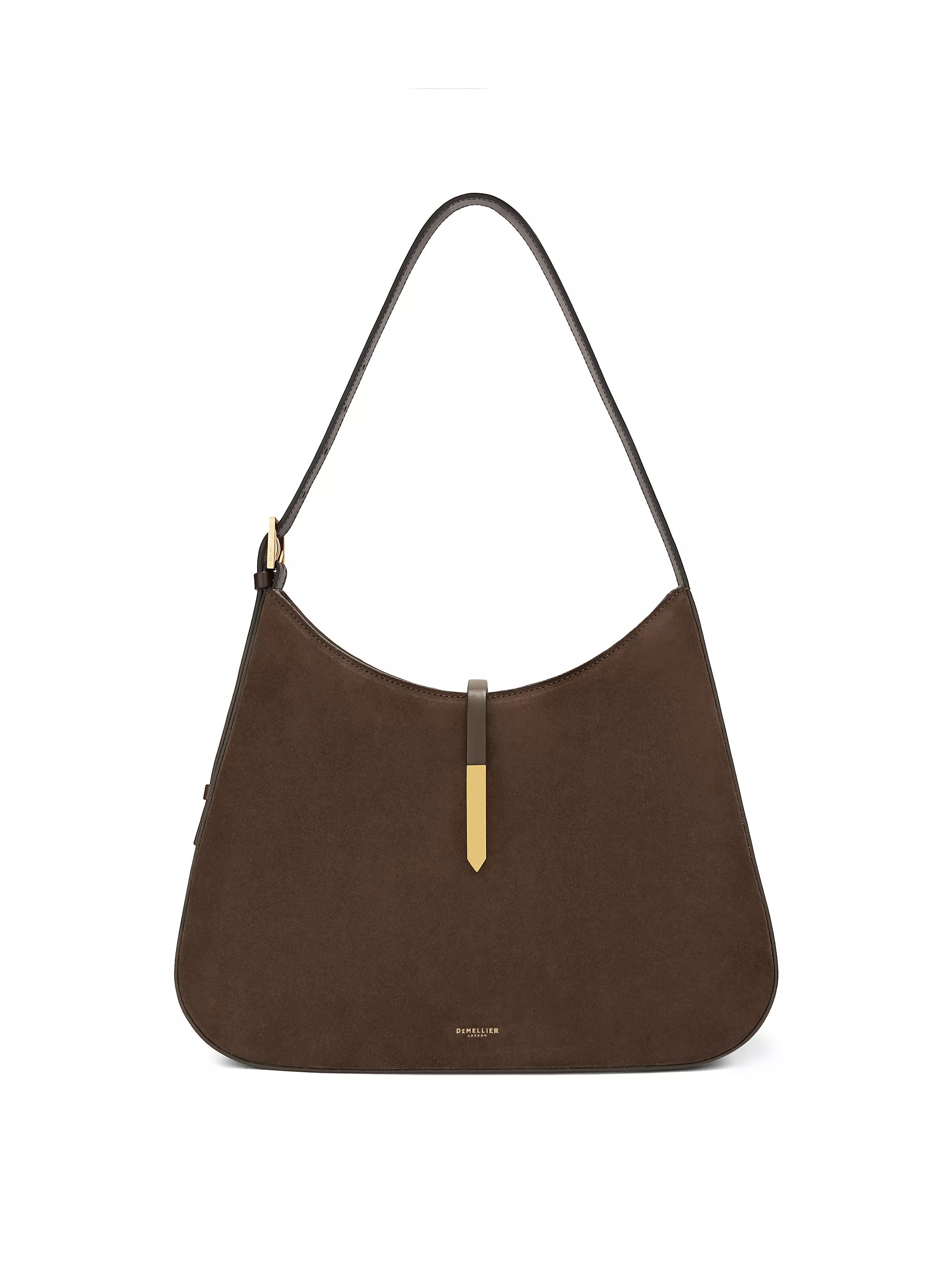 Shop DeMellier Large Tokyo Suede Shoulder Bag | Saks Fifth Avenue | Saks Fifth Avenue
