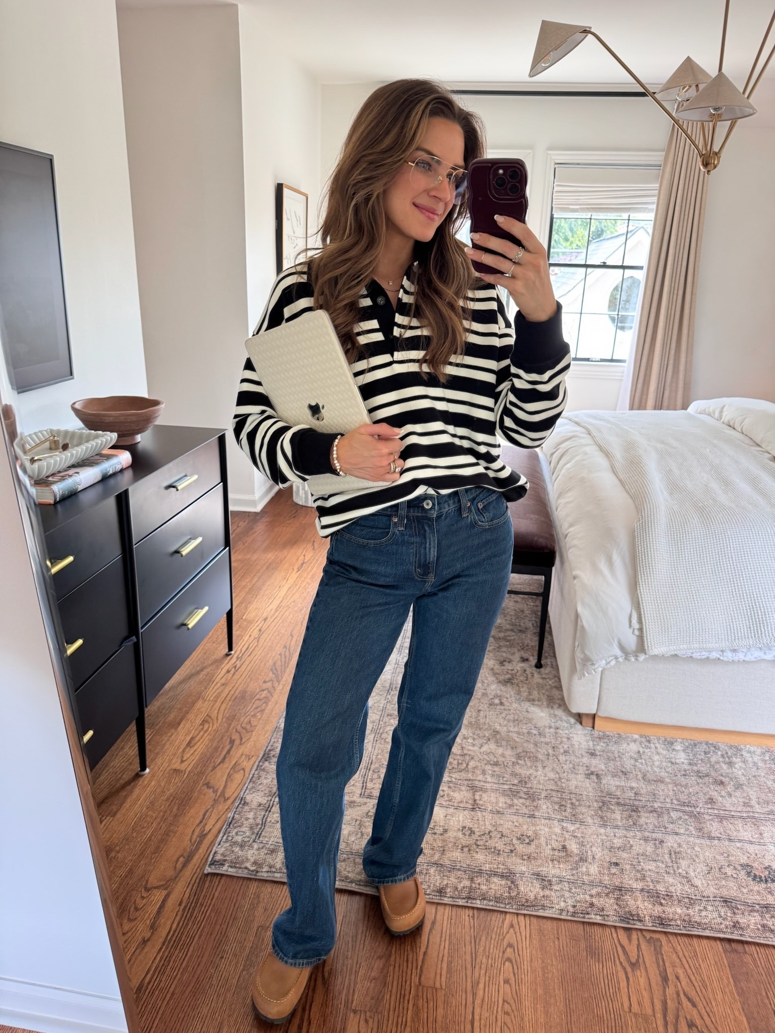 OOTD - wfh & errands 🖤
Wearing a small top & 26 jeans



#LTKHome #LTKStyleTip #LTKShoeCrush