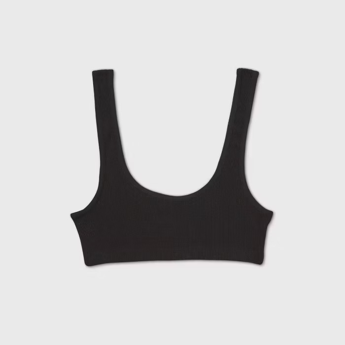 Women's Scoop Neck Ribbed Bralette - Colsie™ | Target