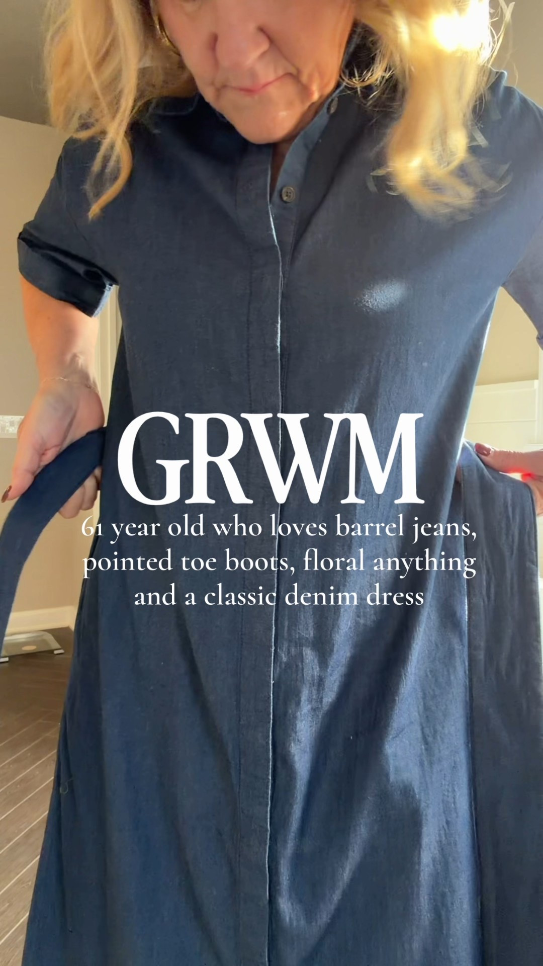 Tuckernuck denim dress size small. I did size down.
Leather boots with beautiful cut out detail by Dolce Vita. I sized up a half size. Beautiful boots great quality very comfortable.
I found my bag on sale
My allieAllie and   bess code is 20% off on my bracelets NANETTE20

#LTKSeasonal #LTKOver40 #LTKPetite