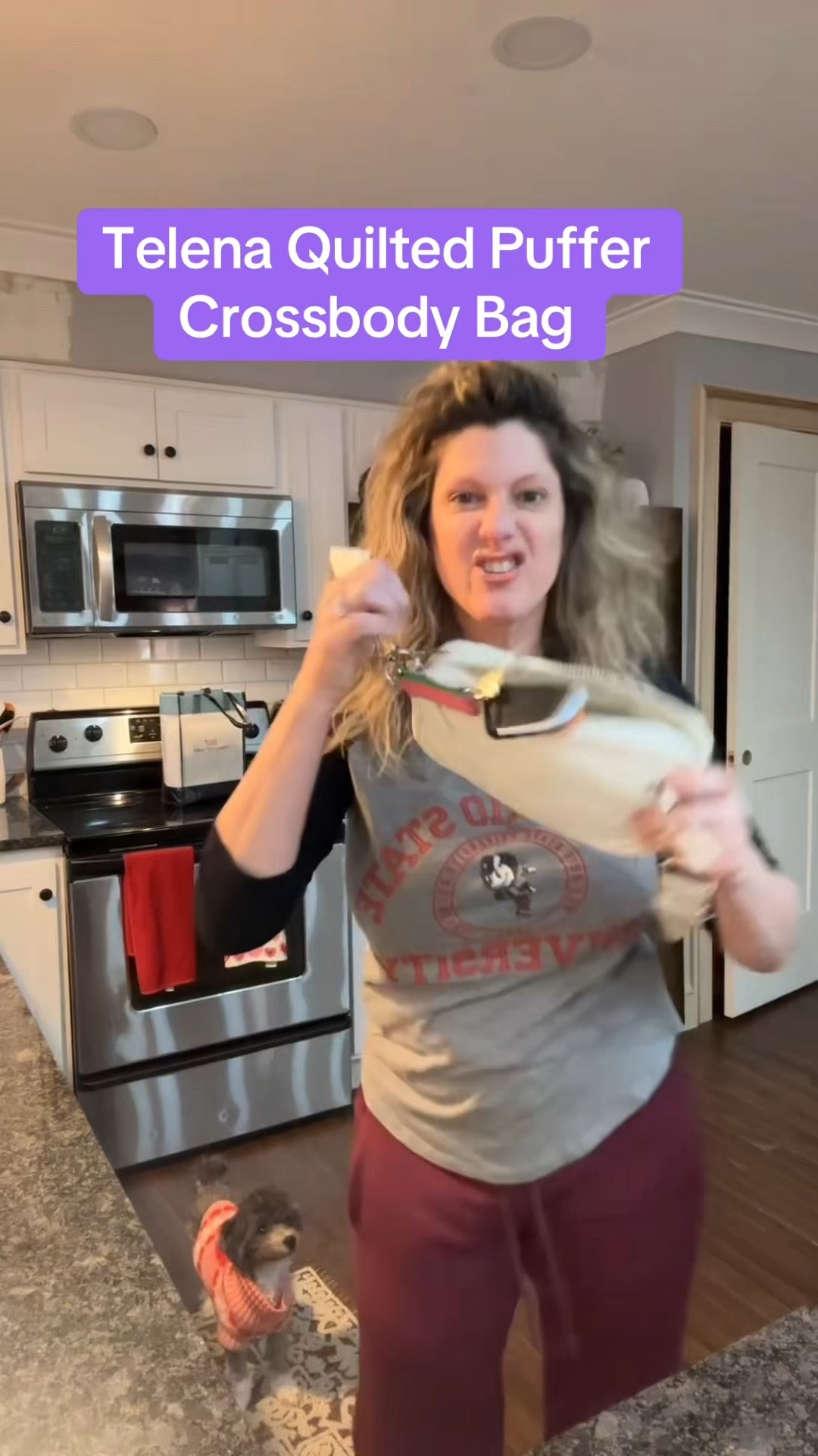 Telena Quilted Puffer Bag