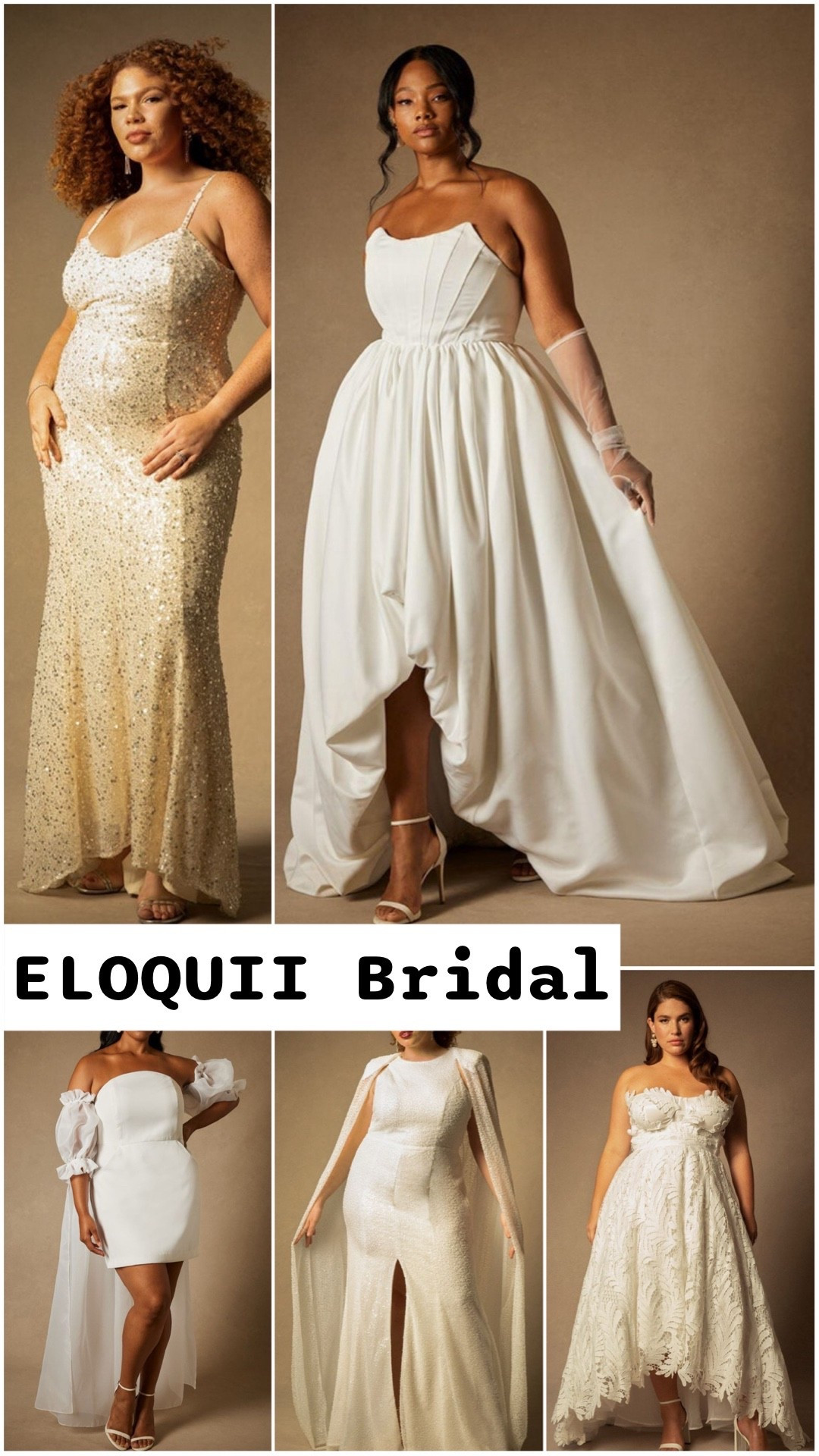 Save up to 81% on these gorgeous ELOQUII plus size bridal dresses. 

Reception dress, courthouse elopement dress, long white gown, minimalist wedding dress, or microwedding dress, curvy bride, plus size fashion.

#LTKWedding #LTKPlusSize #LTKSaleAlert