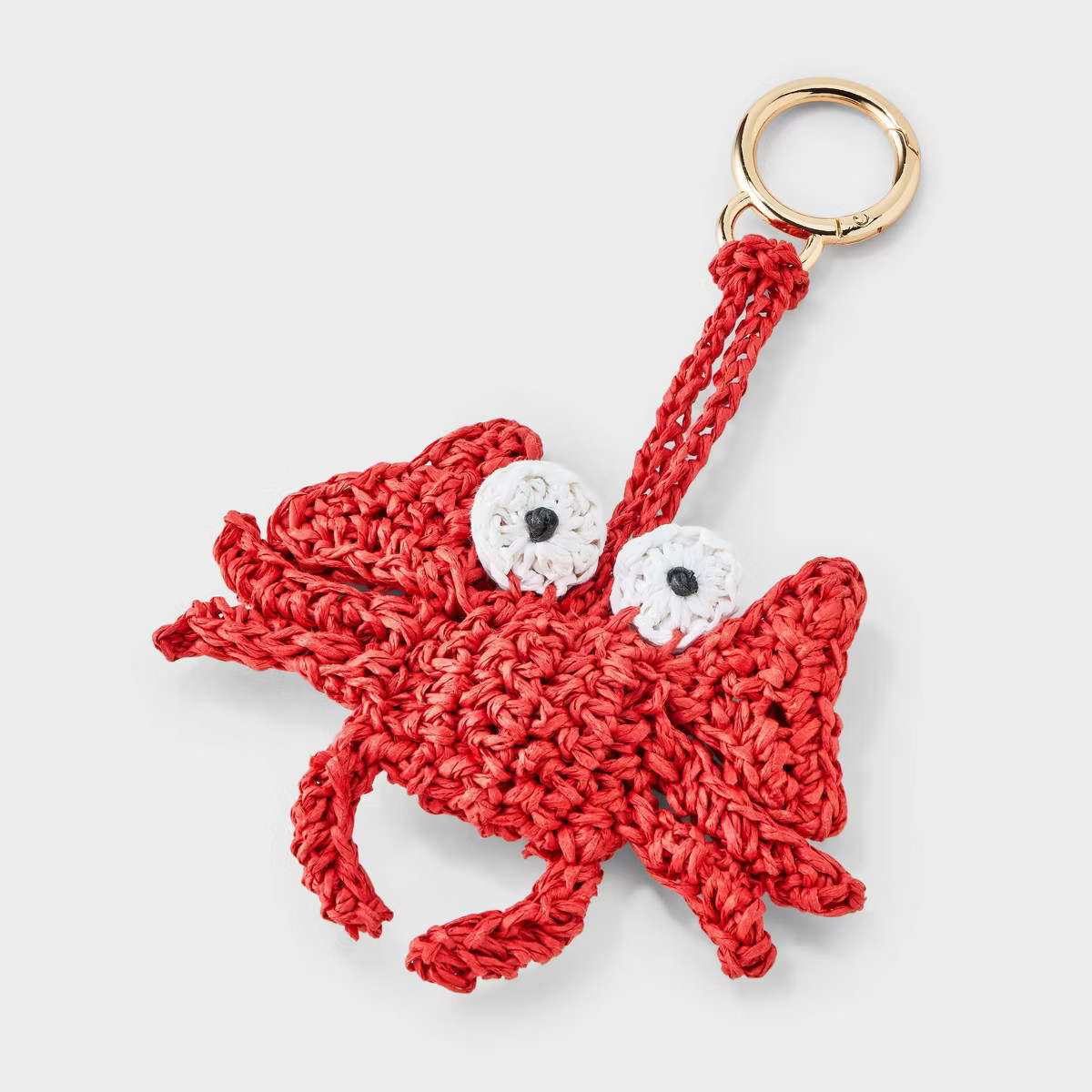 Straw Crab Bag Charm - Universal Thread™ Red | Target