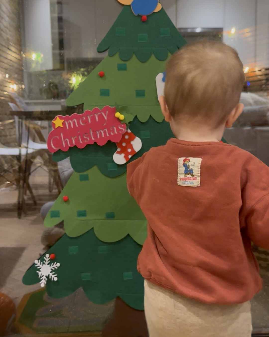 Felt Velcro Christmas tree! Ideal for toddlers! We’ve already taken everything off and put it back on again 10 times! Great for keeping them busy! 

#LTKkids #LTKbaby #LTKfamily