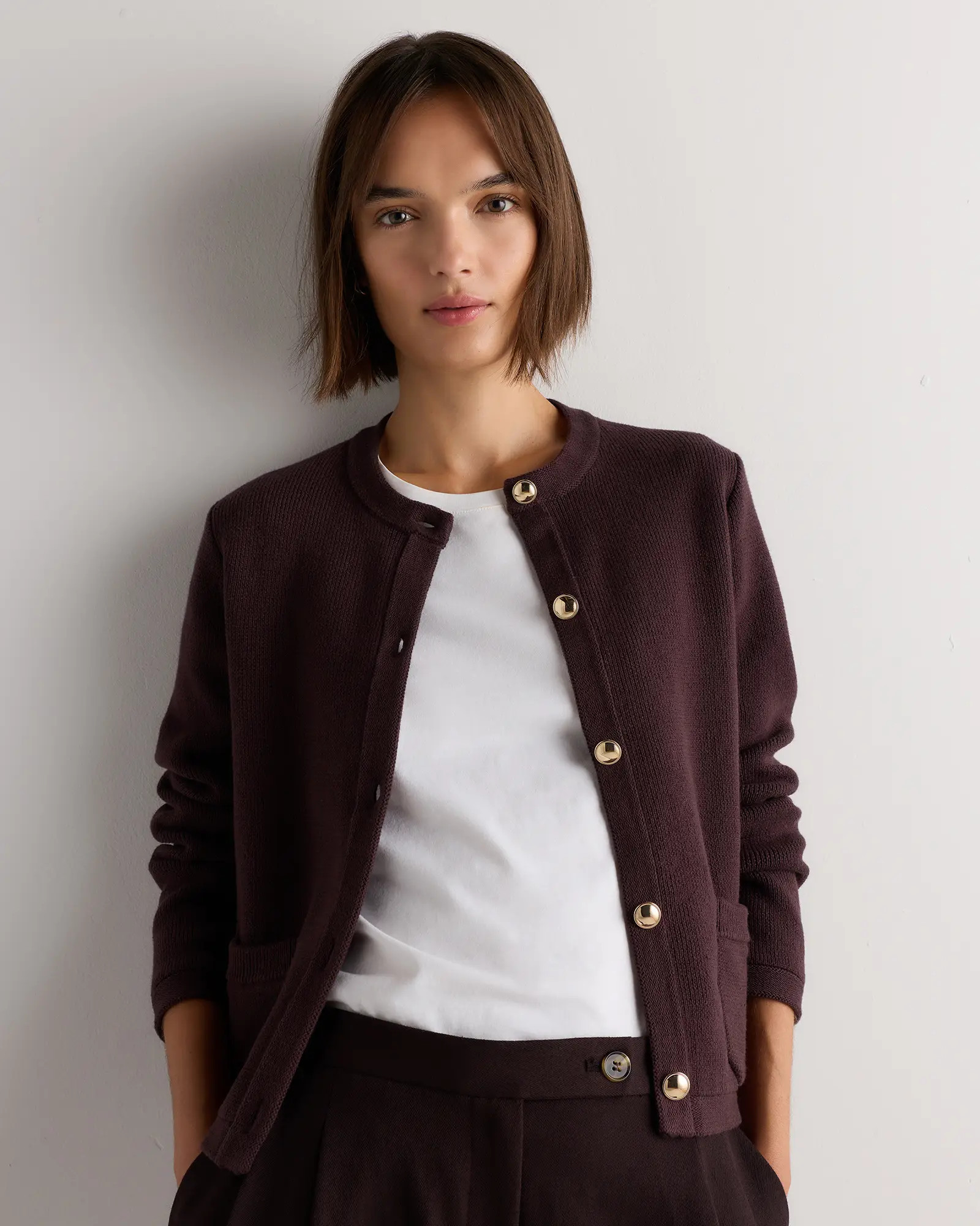 100% Organic Cotton Sweater Jacket | Quince