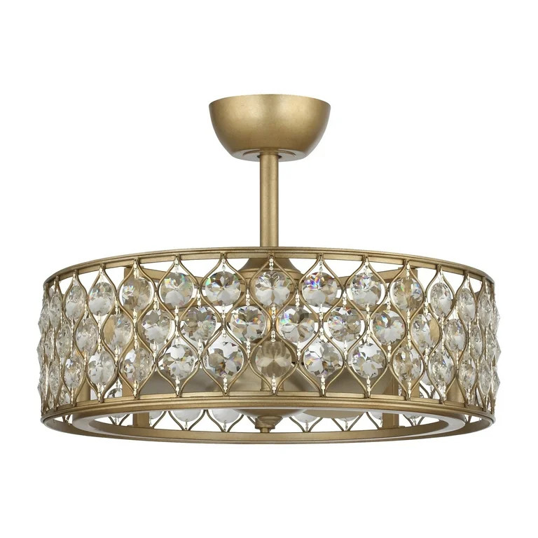 Parrot Uncle Ceiling Fan with Lights and Remote 25 inch Modern Ceiling Fan with Light 4 Bulbs Not... | Walmart (US)