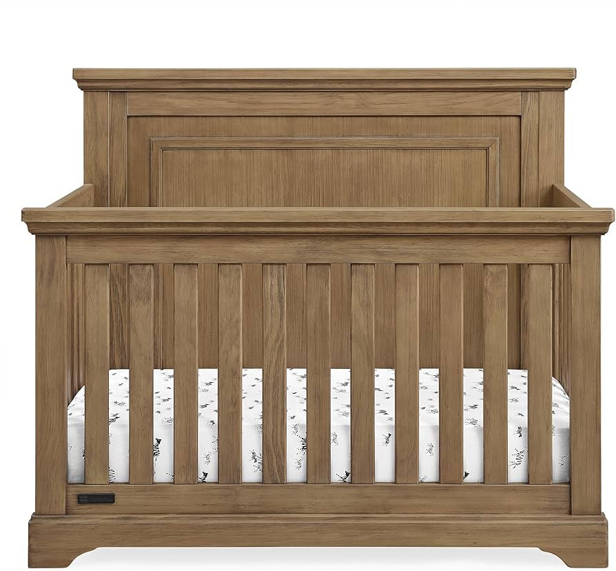 Simmons Kids Paloma 4-in-1 Convertible Crib, Greenguard Gold Certified, Rustic Acorn | Amazon (US)