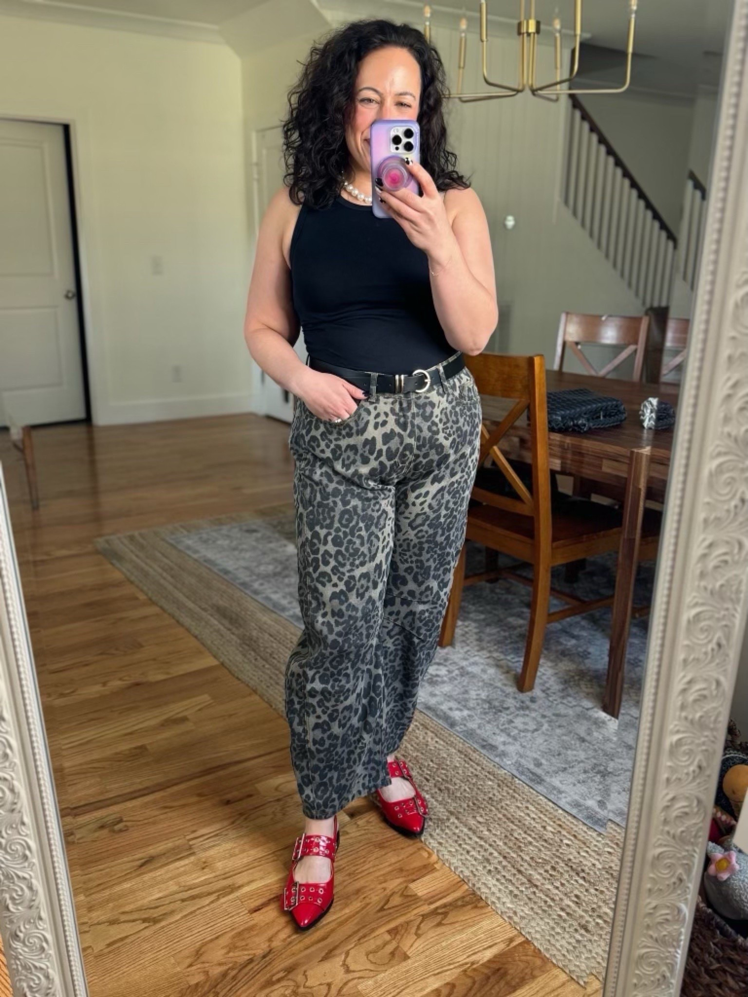 Midsize approved Amazon fall outfit! Loving these leopard print jeans 🐆〰️ so fun and under $50! 

Amazon finds, amazon fashion, everyday style, fall trends, fall outfit inspo, fall fashion, mom style, midsize outfit inspo, midsize fashion, summer to fall 

#LTKFindsUnder50 #LTKSeasonal #LTKStyleTip