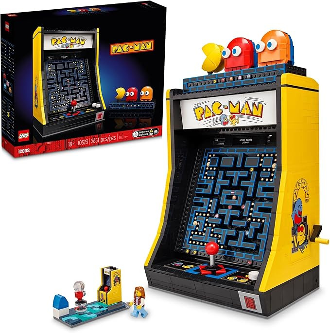 LEGO Icons PAC-Man Arcade Building Sets for Adults - Collectible Office, Book Shelf, or Bedroom D... | Amazon (US)