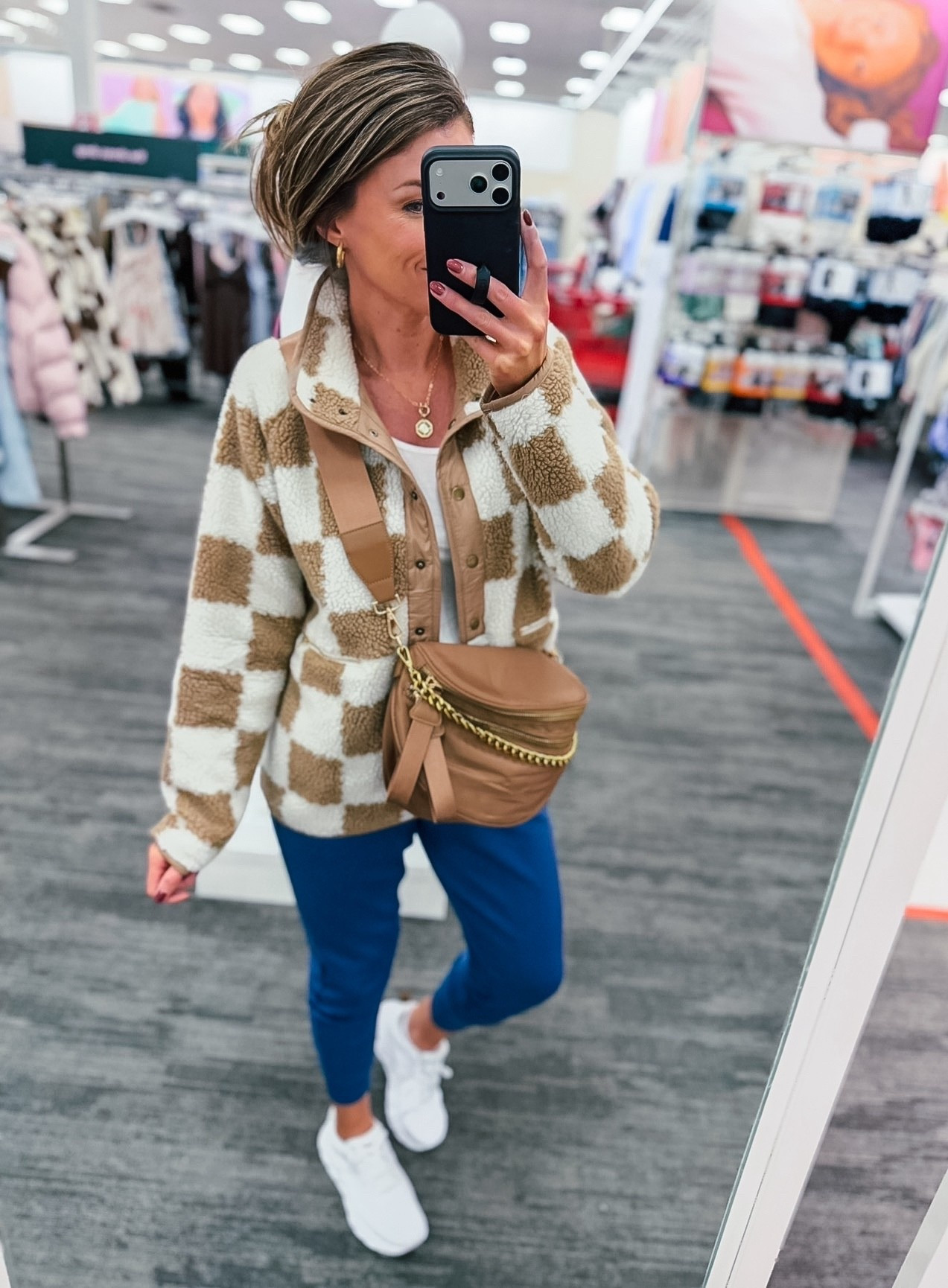 Casual OOTD
Jacket/ medium 
Pants/ small 
Sneakers / size down if between 

#LTKootd #LTKmomlife