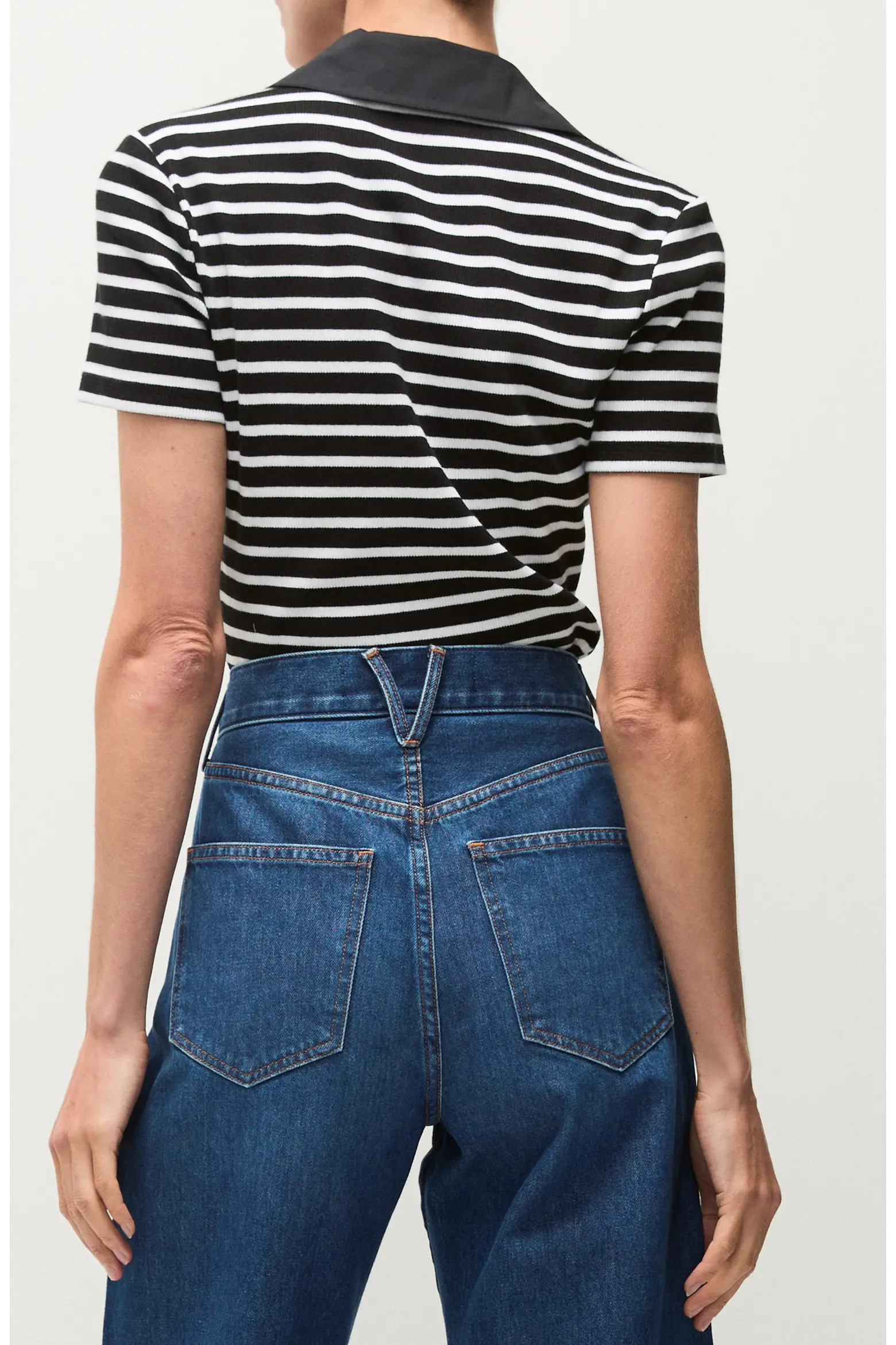 Kearney Stripe Stretch Cotton Polo (Women) | Nordstrom | Nordstrom