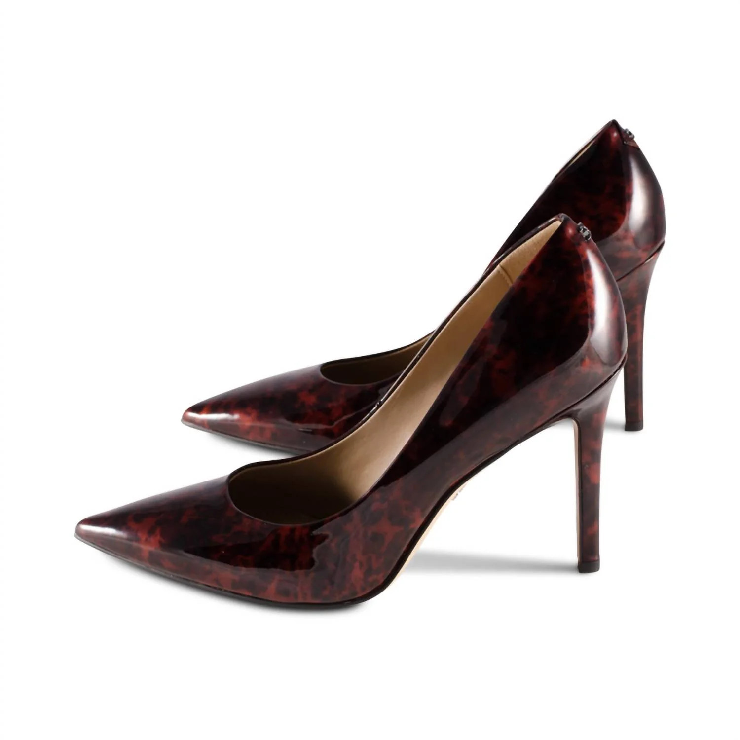 Women's Hazel Stiletto Heel In Tortoise Patent | Shop Simon