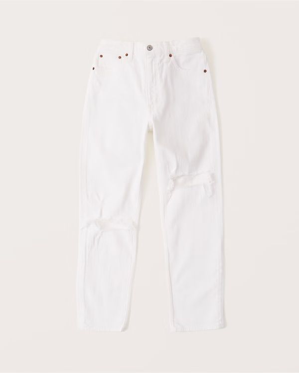 High Rise Mom Jeans | Abercrombie & Fitch (US)