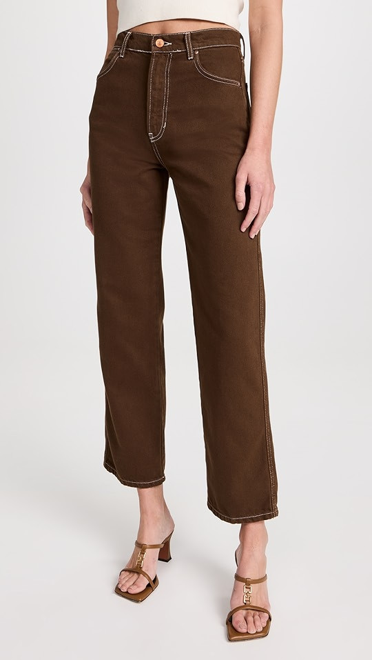 Cowboy High Rise Straight Jeans | Shopbop