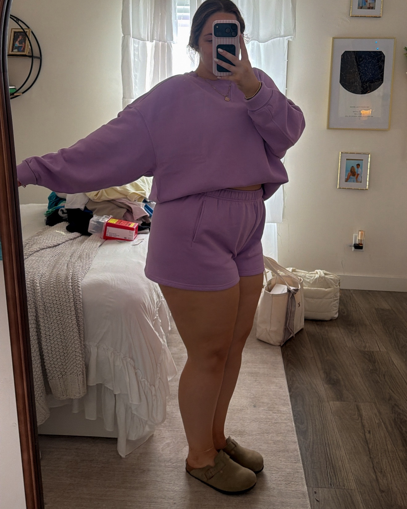 OOTD for 3hr commute💜 


I’m wearing XL in shorts & L in top (runs big I could’ve gotten a L & M)

#LTKMidsize #LTKootd #LTKSaleAlert