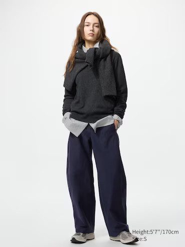 WOMEN'S JERSEY BARREL LEG PANTS | UNIQLO AU | Uniqlo Australia