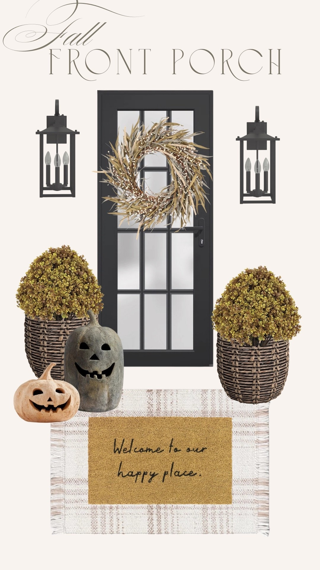 🍂 Cozy front porch vibes are officially here! Pumpkins, mums, and a touch of warm plaid make everything feel like fall. 🏡✨ Linking all the little details to this front porch 

#FallFrontPorch #LTKHome #FrontPorchDecor #FallVibes #PumpkinPorch #CozyHome #PorchGoals #LTKSeasonal #FallDecorIdeas #FrontPorchStyling #LTKFinds
