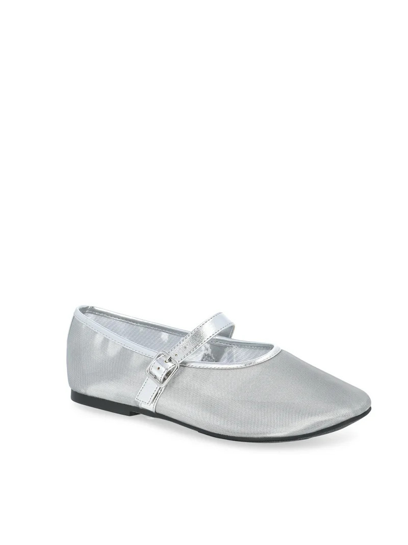 Weekend Academy Girls Mesh Ballet Flats | Walmart (US)