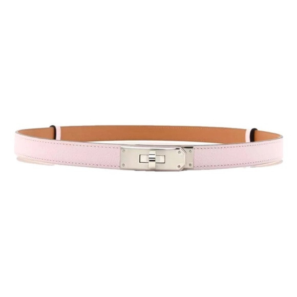 Mauve Pink Hermes Kelly 18 belt in brand new condition | Poshmark
