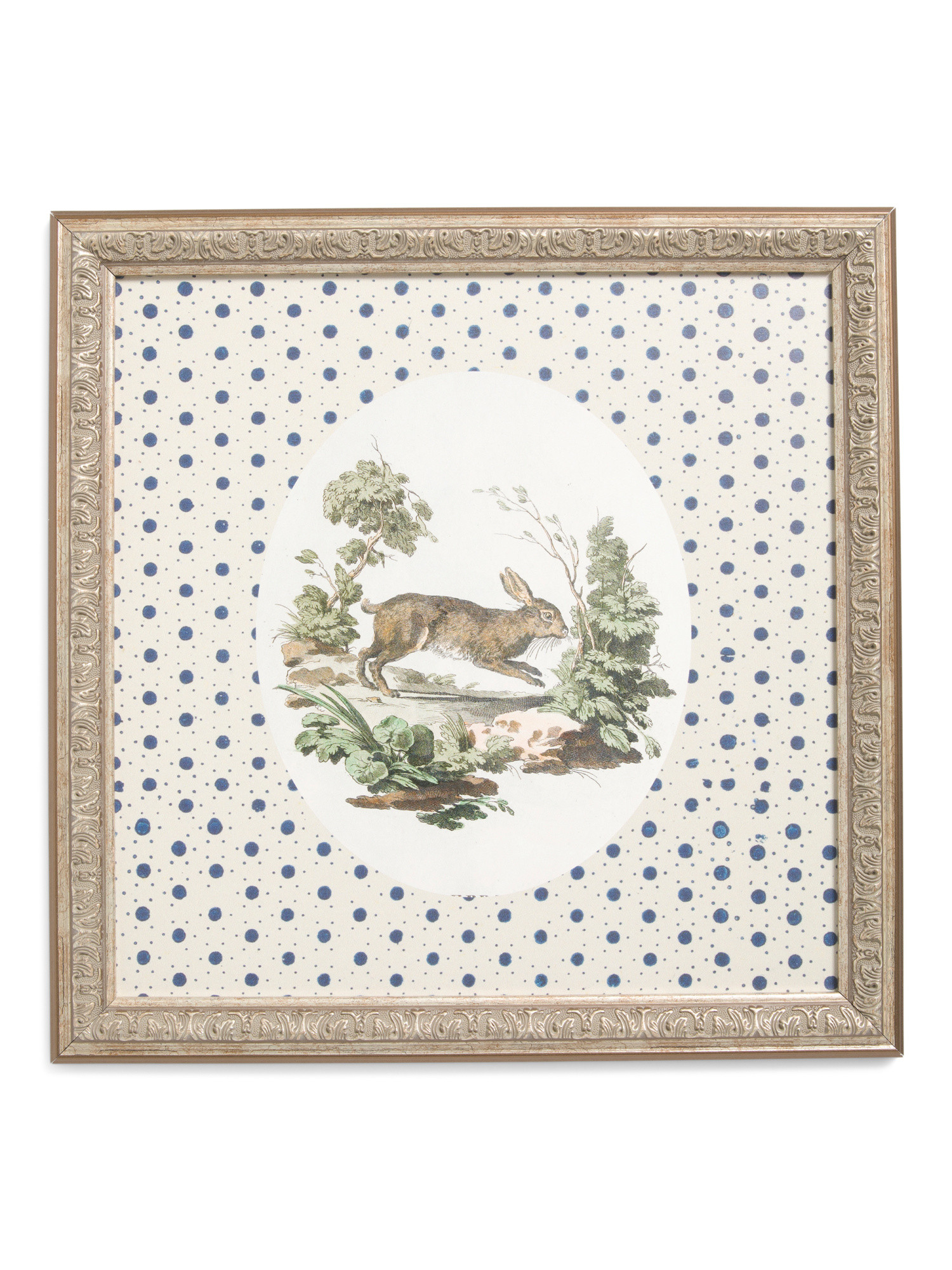 Made In Usa 16x16 Garden Rabbit Wall Art With Two Tone Frame | Easter | Marshalls | Marshalls